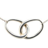 ティファニー エルサ べレッティ ダブルループ ネックレス シルバー スターリングシルバー レディース TIFFANY&Co. 【中古】